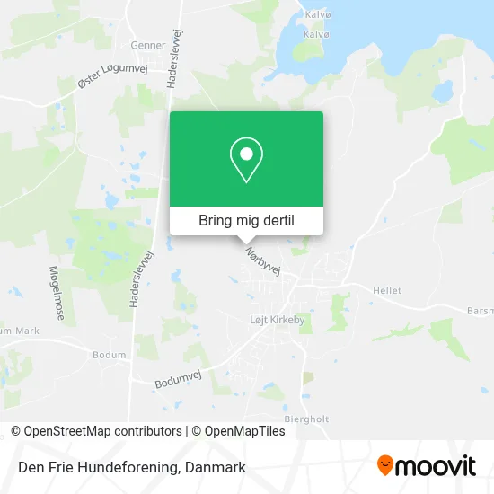 Den Frie Hundeforening kort