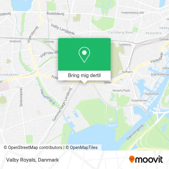 Valby Royals kort