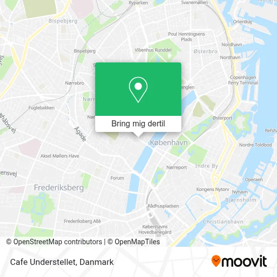 Cafe Understellet kort
