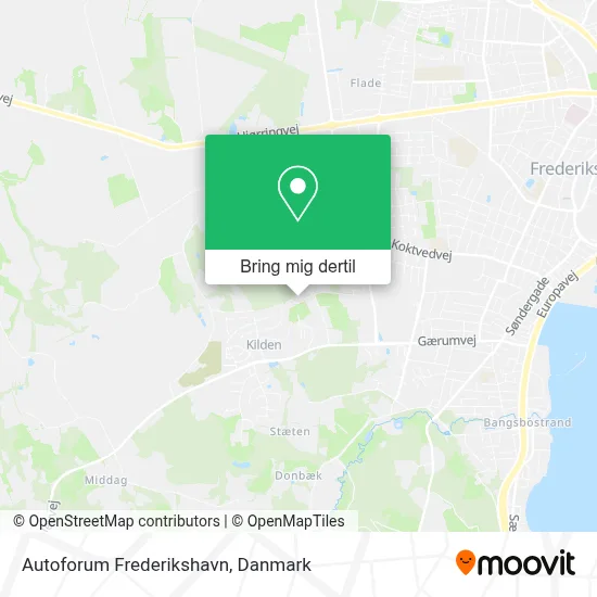 Autoforum Frederikshavn kort