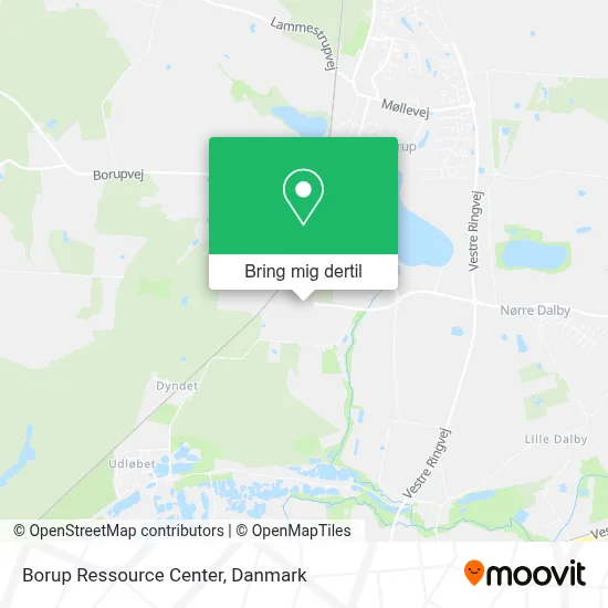 Borup Ressource Center kort