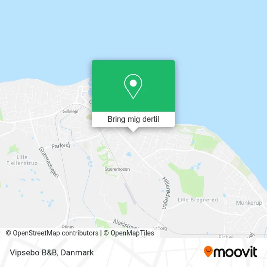 Vipsebo B&B kort