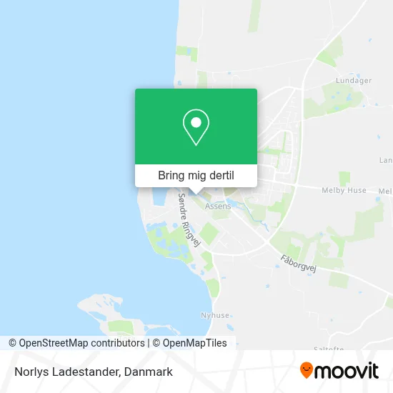 Norlys Ladestander kort
