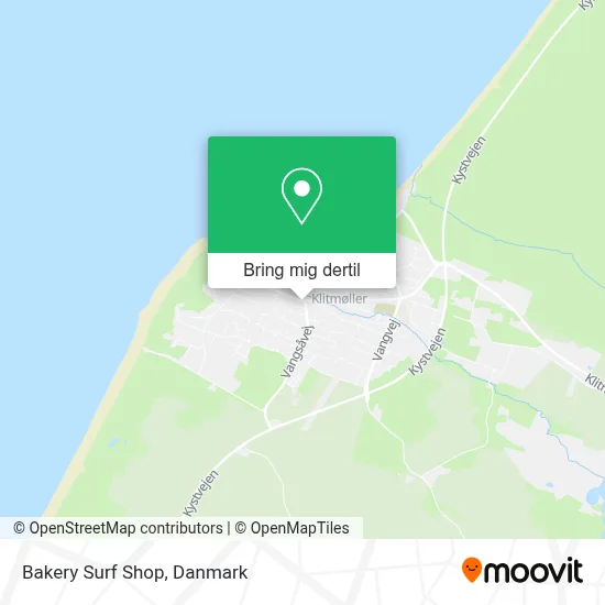 Bakery Surf Shop kort