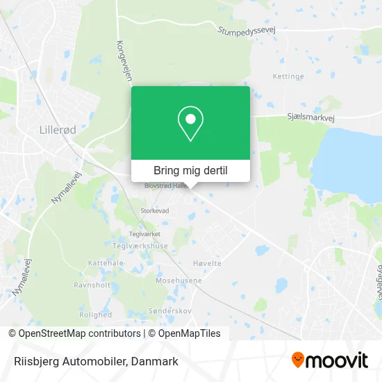 Riisbjerg Automobiler kort