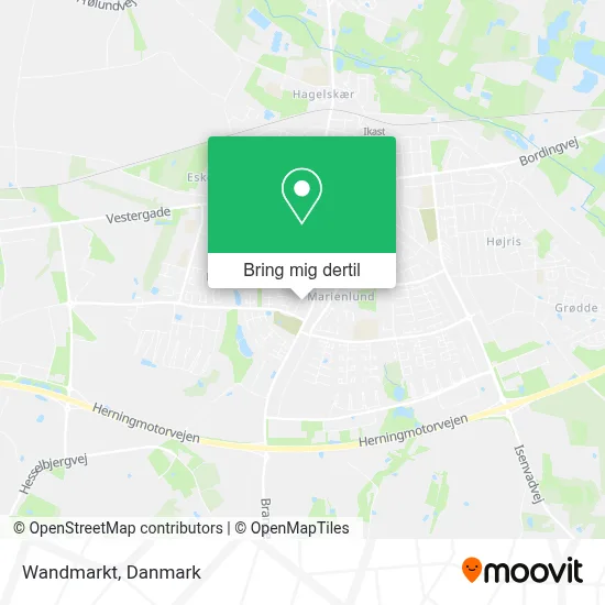 Wandmarkt kort