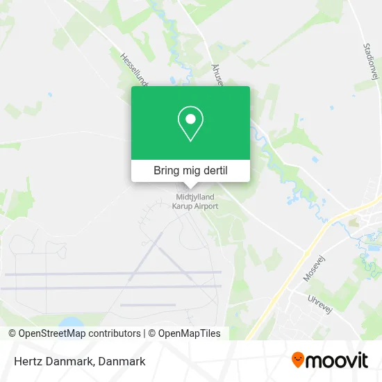 Hertz Danmark kort