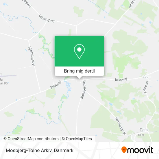 Mosbjerg-Tolne Arkiv kort