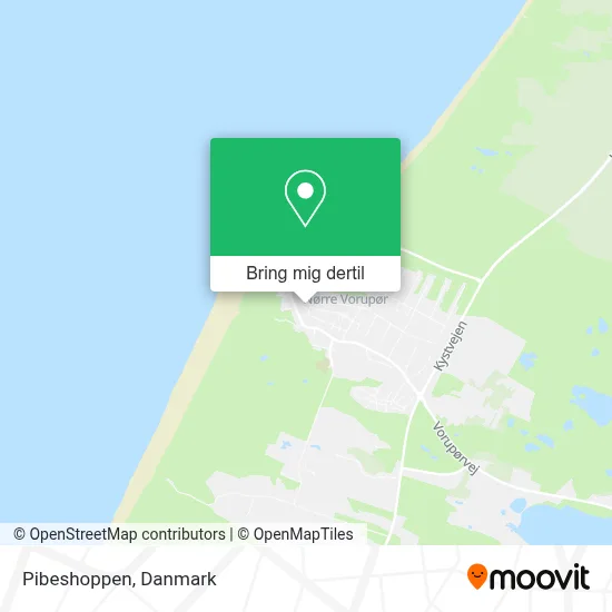 Pibeshoppen kort