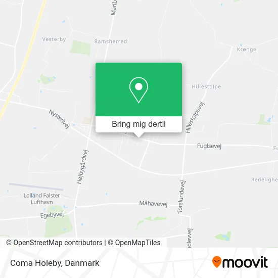 Coma Holeby kort