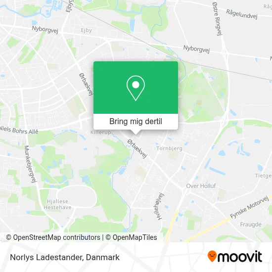 Norlys Ladestander kort