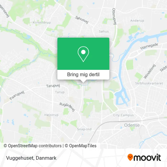 Vuggehuset kort