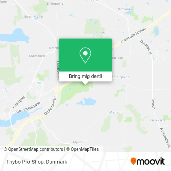 Thybo Pro-Shop kort