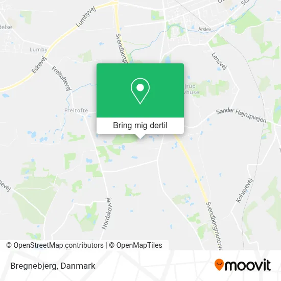 Bregnebjerg kort