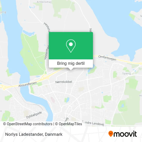 Norlys Ladestander kort