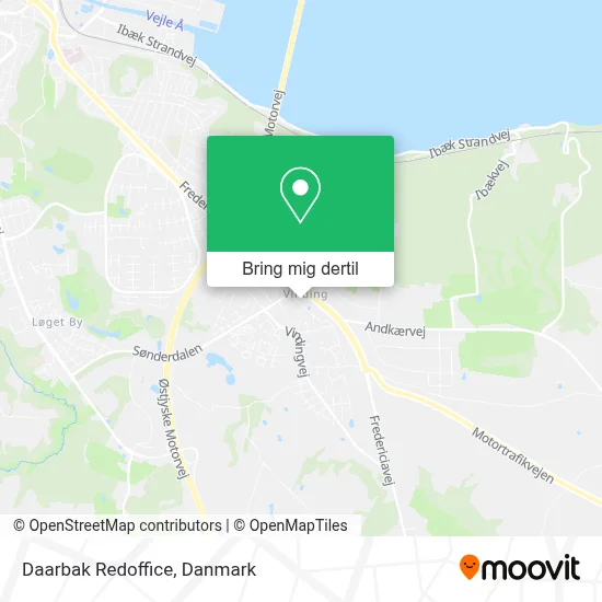 Daarbak Redoffice kort