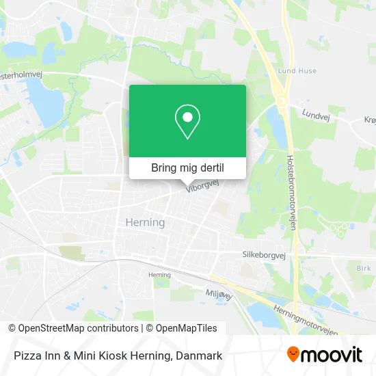 Pizza Inn & Mini Kiosk Herning kort