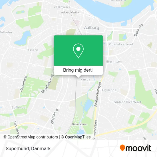 Superhund kort