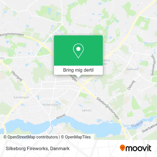 Silkeborg Fireworks kort