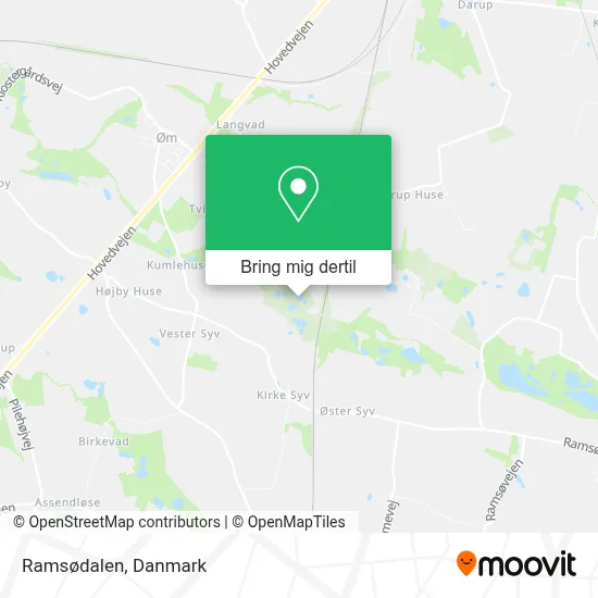 Ramsødalen kort