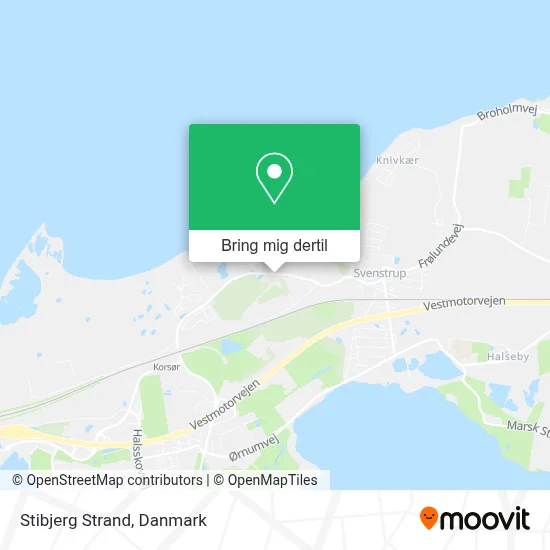 Stibjerg Strand kort