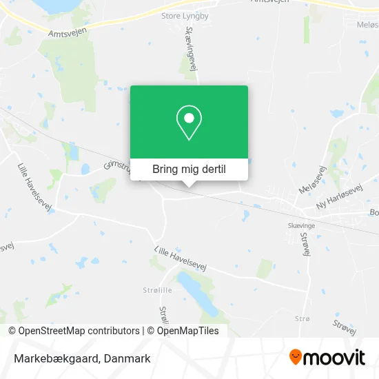 Markebækgaard kort