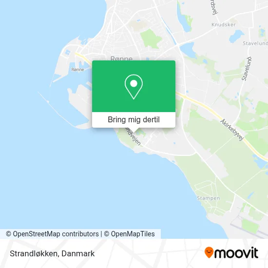 Strandløkken kort