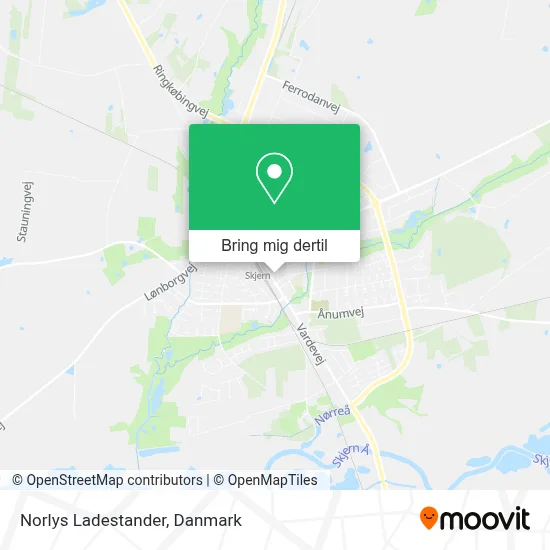 Norlys Ladestander kort