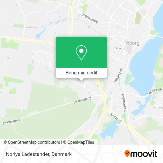 Norlys Ladestander kort