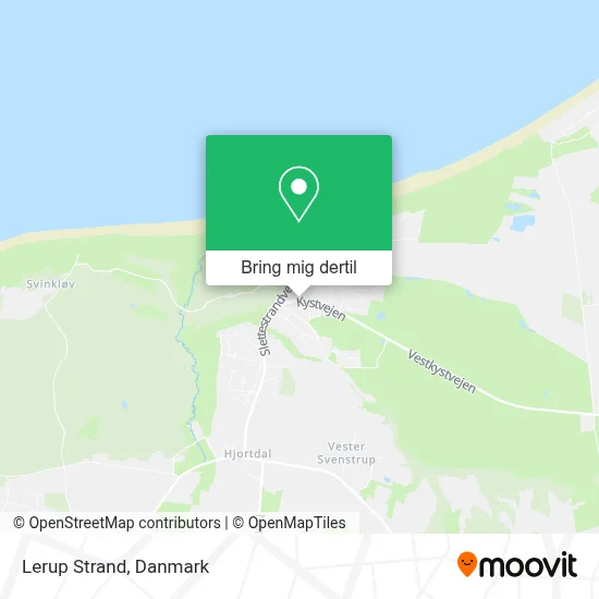 Lerup Strand kort
