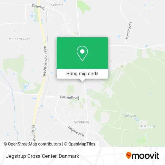 Jegstrup Cross Center kort