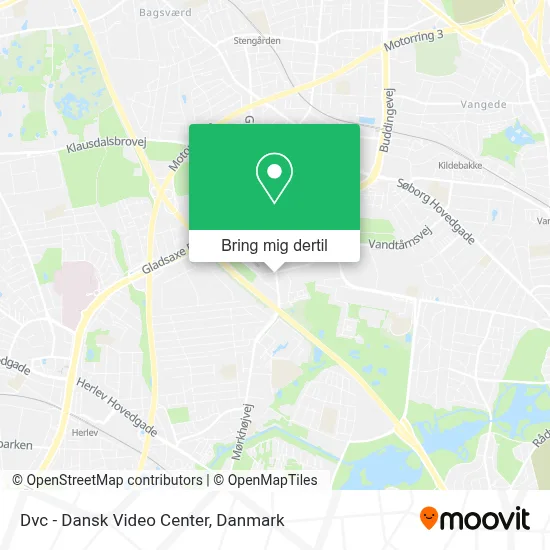 Dvc - Dansk Video Center kort