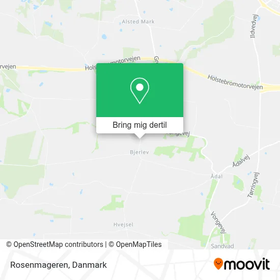 Rosenmageren kort