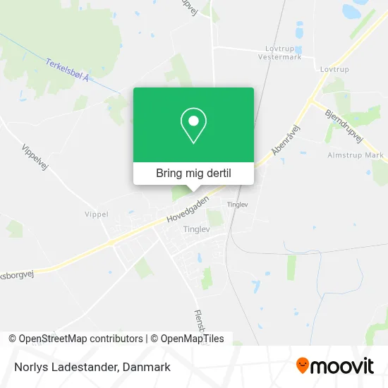 Norlys Ladestander kort