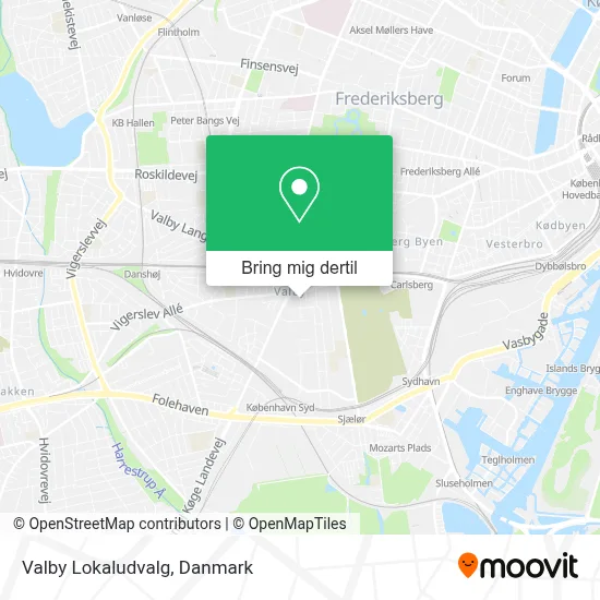 Valby Lokaludvalg kort
