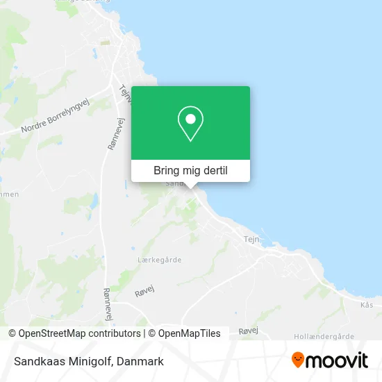 Sandkaas Minigolf kort