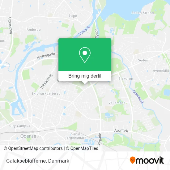 Galakseblafferne kort