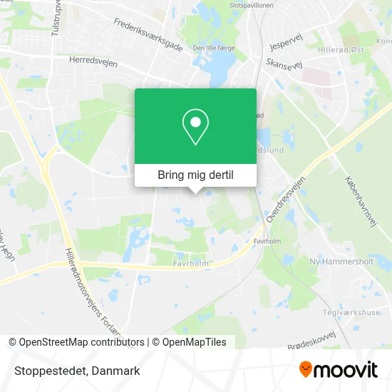 Stoppestedet kort