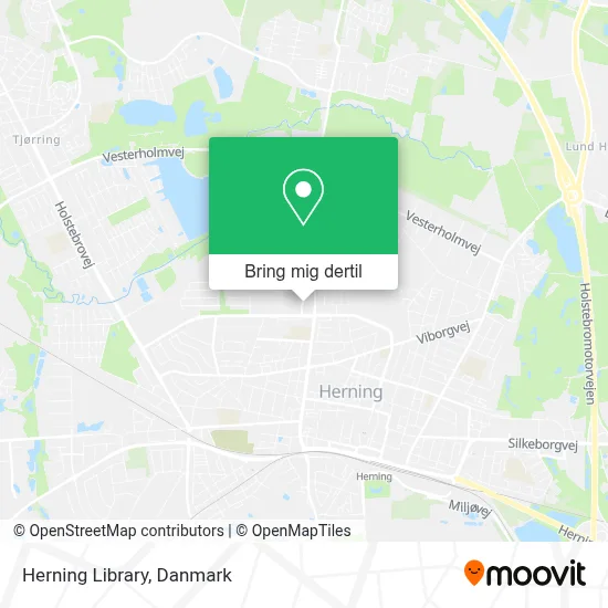 Herning Library kort