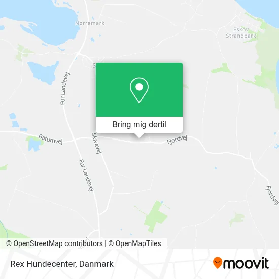 Rex Hundecenter kort