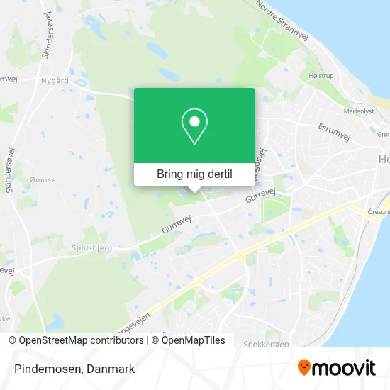 Pindemosen kort