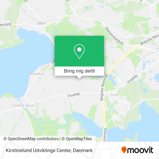 Kirstinelund Udviklings Center kort