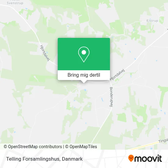 Telling Forsamlingshus kort