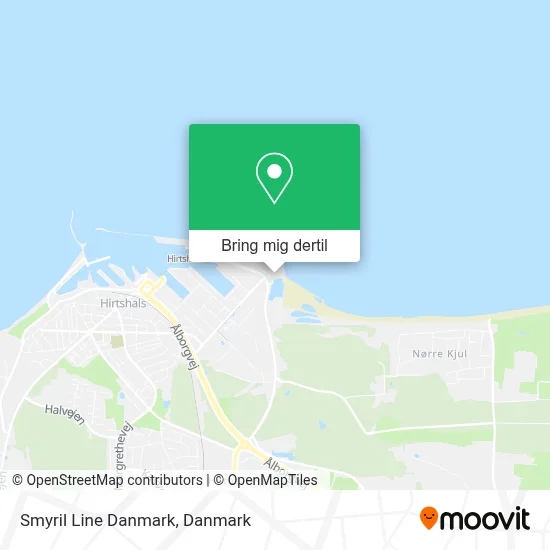 Smyril Line Danmark kort