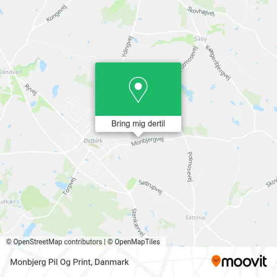 Monbjerg Pil Og Print kort