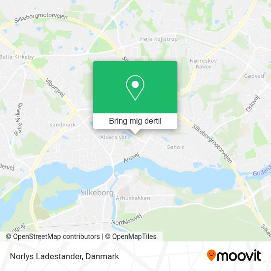 Norlys Ladestander kort