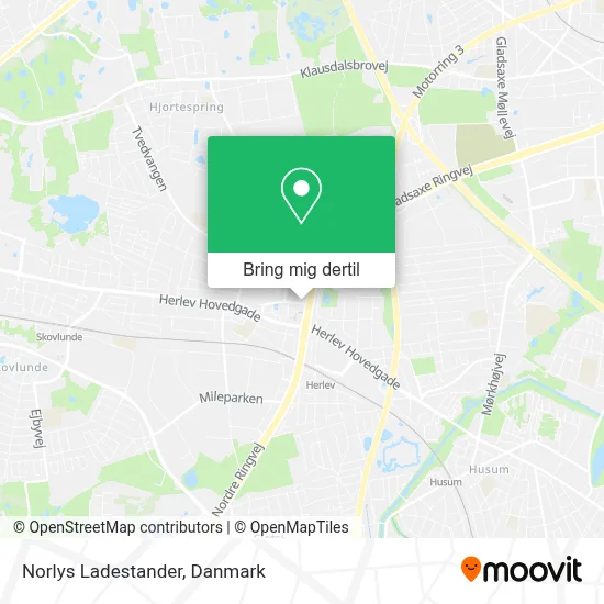 Norlys Ladestander kort