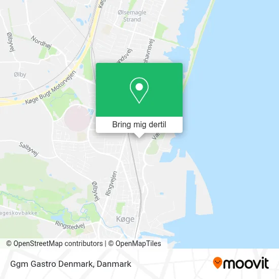 Ggm Gastro Denmark kort