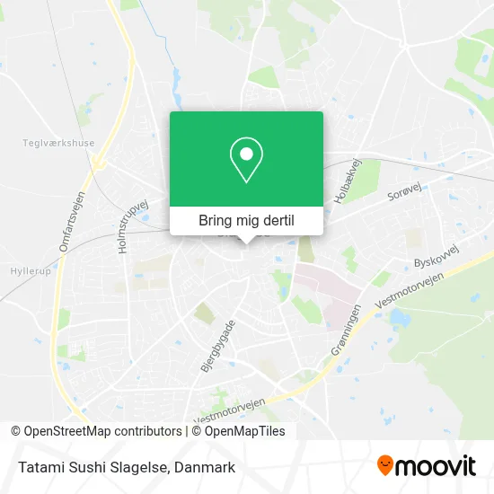 Tatami Sushi Slagelse kort