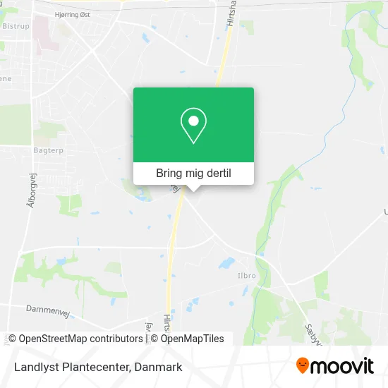 Landlyst Plantecenter kort